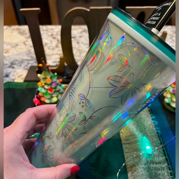 NEW Starbucks 2022 Holiday Mint Green Woodland Winter Color Change Tumbler - Picture 4 of 6